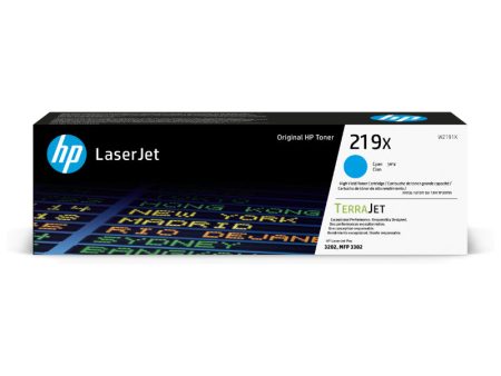 HP TerraJet original toner W2191X, HP 219X, cyan, 2500p, high capacity Sale